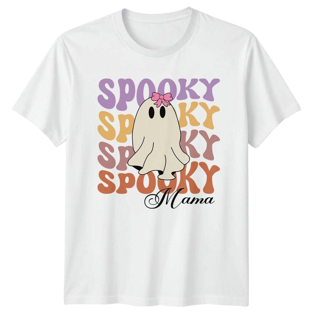 Spooky Spooky Spooky Spooky Mama Unisexs TShirt Mama Halloween Gift For Her S