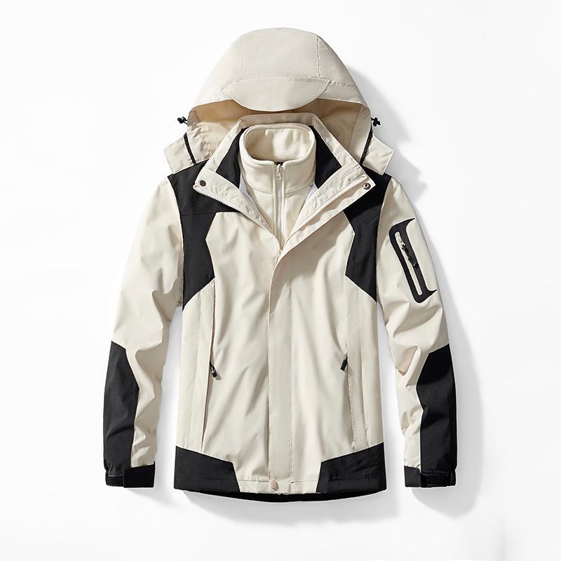 

Мужская зимняя флисовая куртка с подкладкой, ветрозащитная и альпинистский костюм XL