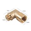 M18 X 1.5 02 Bung Extension O2 Oxygen Sensor Angled Extender Spacer 90 Degree
