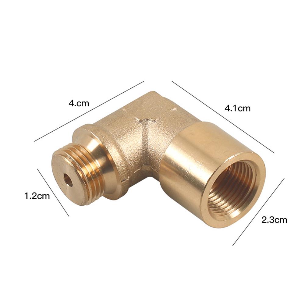 M18 X 1.5 02 Bung Extension O2 Oxygen Sensor Angled Extender Spacer 90 Degree