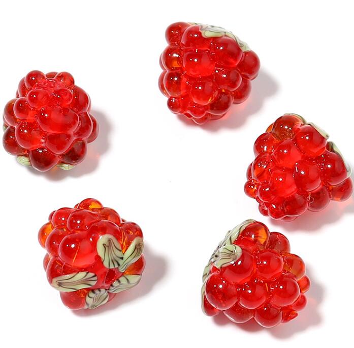 2pcs/lot 12mm Colored Grape Lampwork Beads For Handmade Jewelry Making Loose Glass Beads DIY Charm Necklace Bracelet Accessories