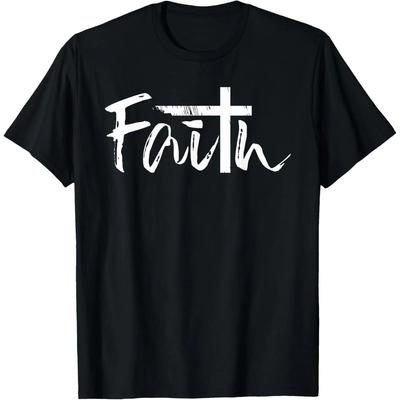 Christian Faith And Cross Jesus Believer Gift For Men Women T-Shirt