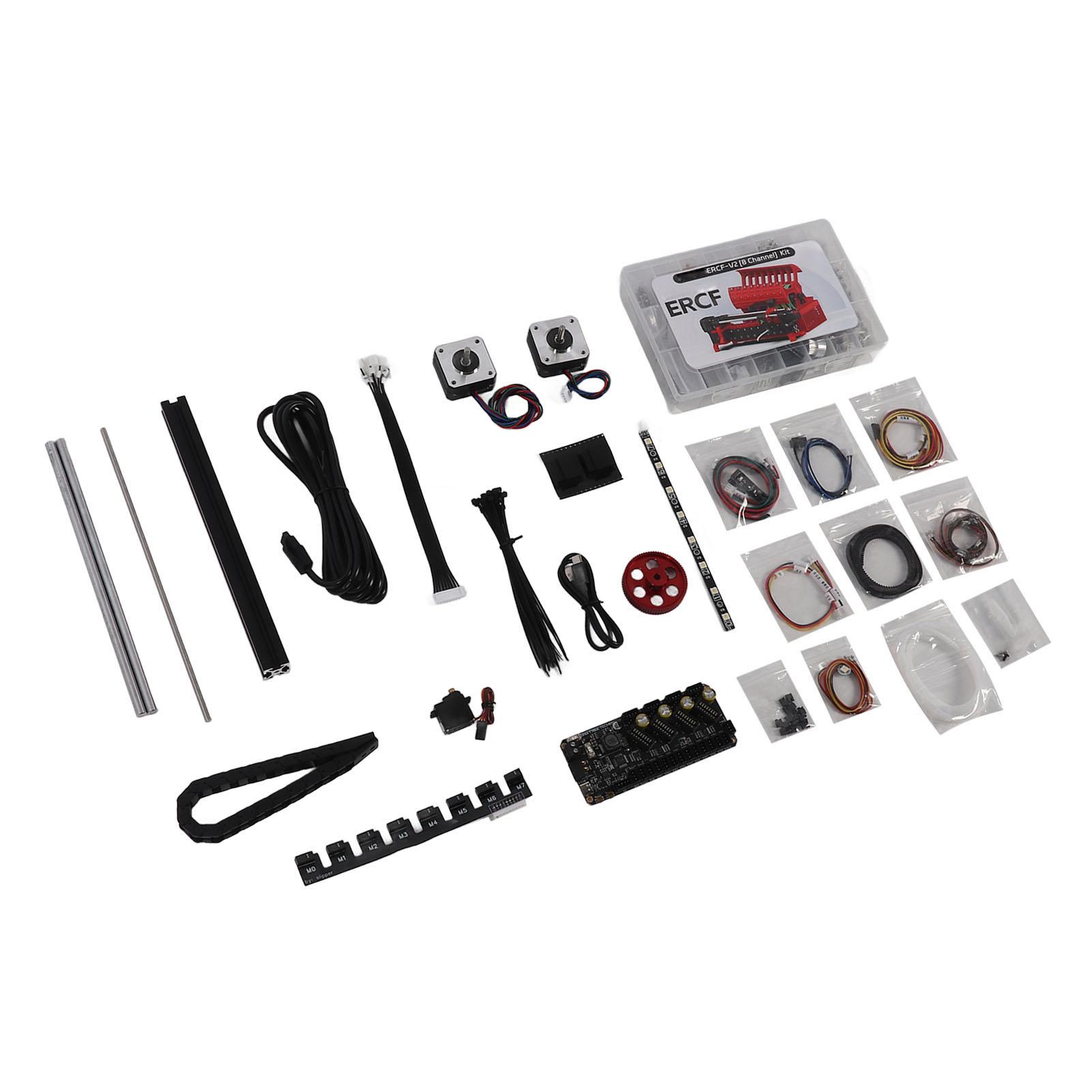 

Комплект ERCF 8-цветная печать Enrager Rabbit Carrot Feeder Multi Material MMU Kit для Klipper 3D