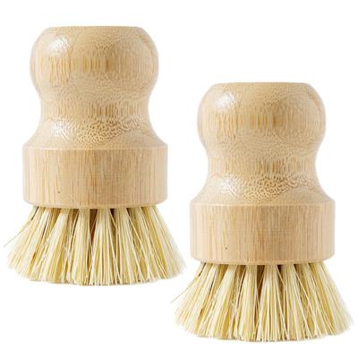 Kitchenware Dishwashing Brush Includes Brushes for Washing Frying Pans and and Suitable for Use with Bamboo Cutting and (2-pack) Bowls, Hangable,