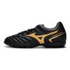 Mizuno Scarpe da Calcio per Bambini con Erba Artificiale Resistenti Basse Nere e Oro Scarpe da Calcio per Bambini P1GE232550
