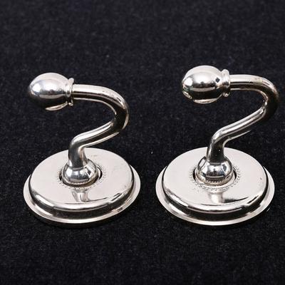 2pcs Vintage Curtain Metal Hooks Zinc Alloy Pommel Tieback Wall Hooks Practical Wall Mounted Wall Hat Coat Hangers