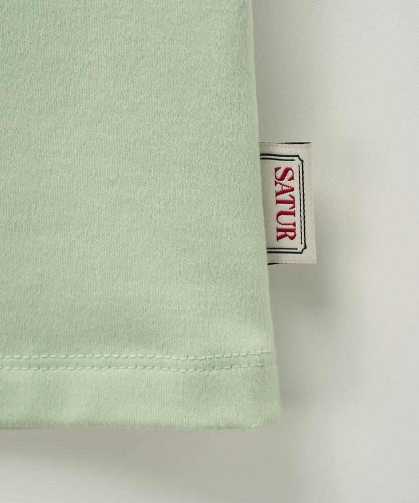 Seteo (W) Apero Crop Ringer Short Sleeve T-Shirt Mint