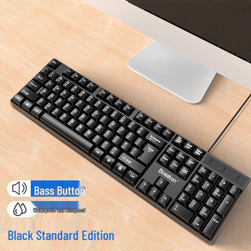 

Silent Wired Keyboard & Mouse Set for Gaming, Esports, Desktop & Laptop