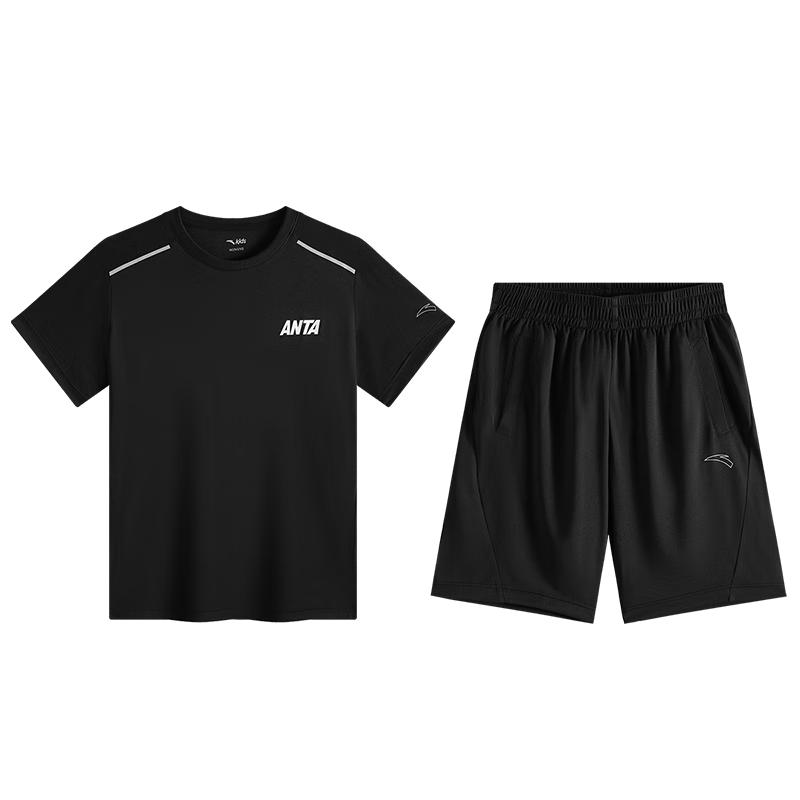 Anta Kids' 2025 Summer Breathable Boys' Knitted Sportswear Set A52527733