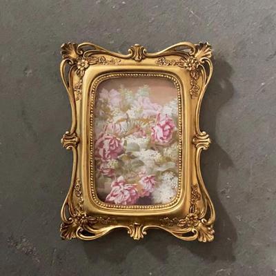 Antique Picture Frames, Tabletop Photo Gallery Art Ornate Frame, for