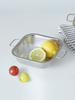 Reborn. J 304 Stainless Steel Perforated Handle Square Strainer 16cm / Multipurpose Basket Draining Vegetable Strainer
