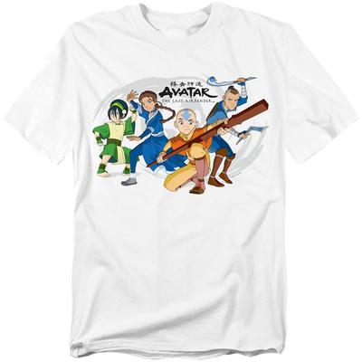 Avatar La Leggenda di Aang - Gruppo Avatar - Maglietta da Uomo Adulto