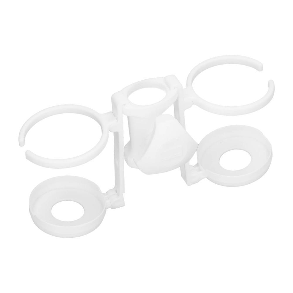 Double Cup Umbrella Cup Holder Plastic Pole Cup Tray Outdoor Cup Holder  Patio Beach Garden Outdoor белый