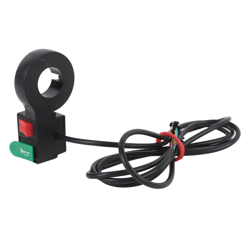 2 In 1 Motorcycle Handlebar Switch Multifunctional Forward Reverse Horn Button Switch for Scooter 1.5 M Cable