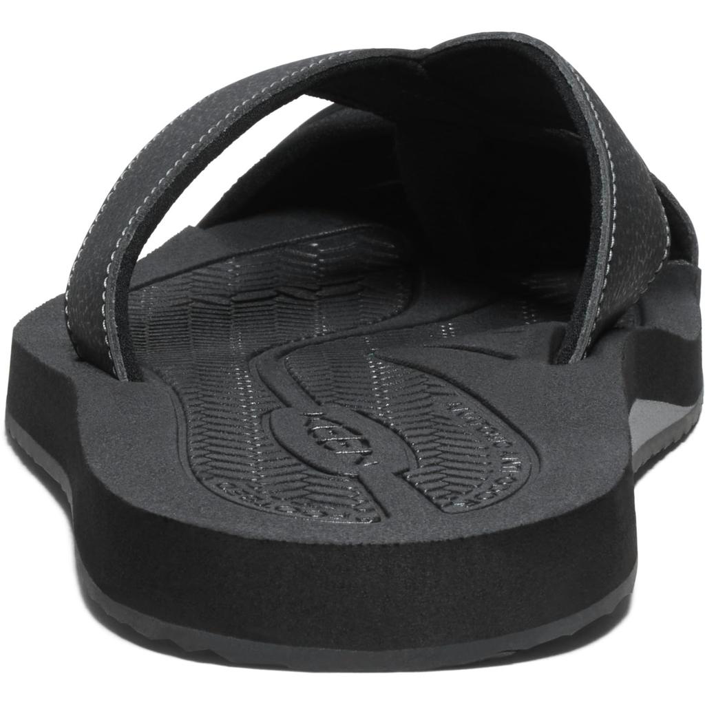 Sandály KEEN BARBADOS TG pro cm Muže, ČERNÁ/OCELOVĚ ŠEDÁ, 27.0