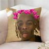 PPlayboi CCarti Pop Singer Pillow Case Pillowcase Doublesided Printed Sofa Cushion Bedroom Headboard Pillow