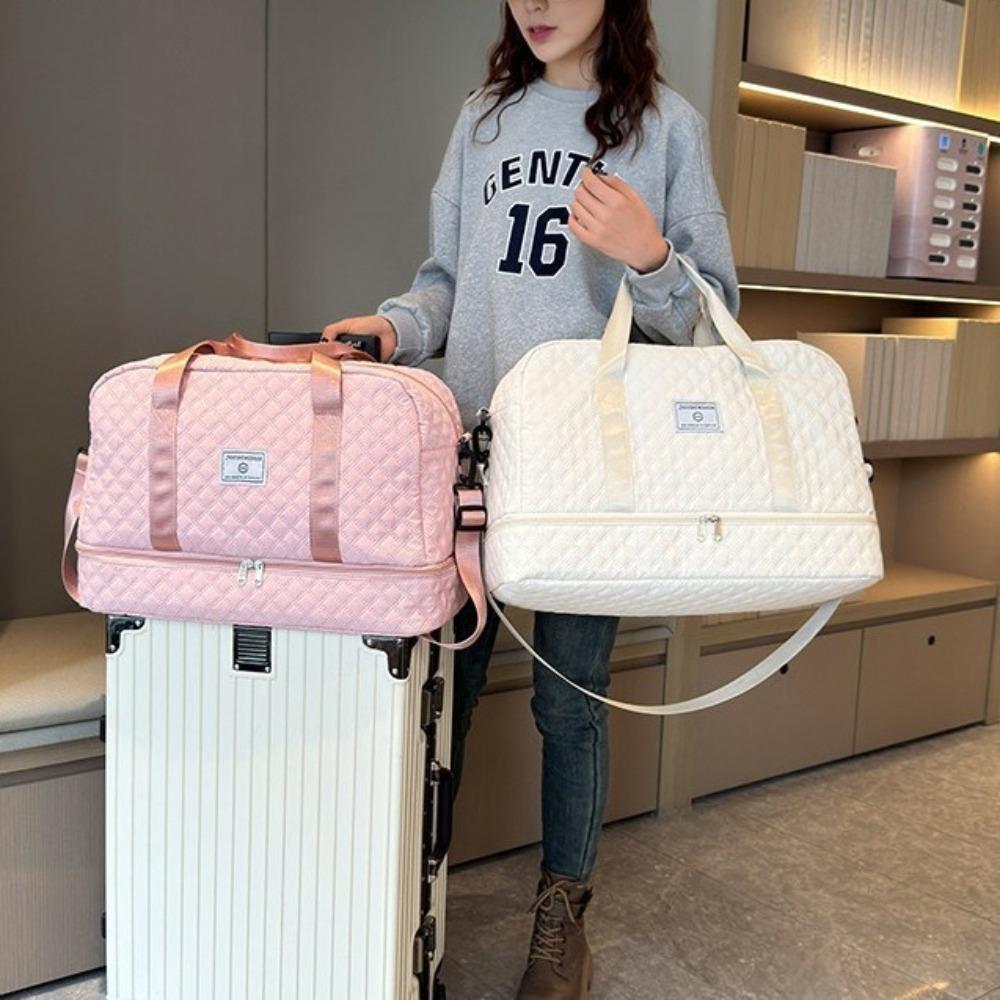 Large Capacity Fitness Travel Bag Short-distance Handbag Yoga Swimming Fitness Accommodation Wet and Dry Bag Luggage Batch