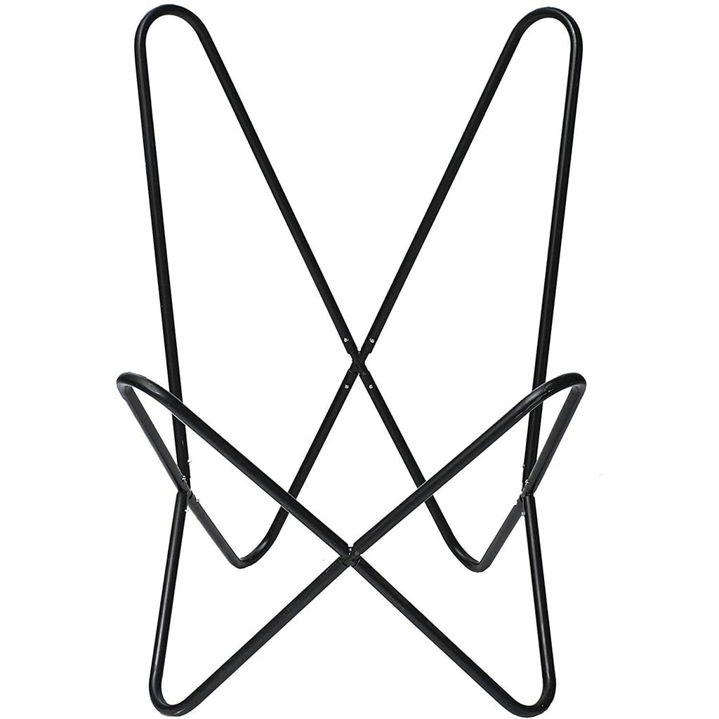 Leather Living Room Chairs-Butterfly Chair Brown Leather Butterfly Chair-Modern