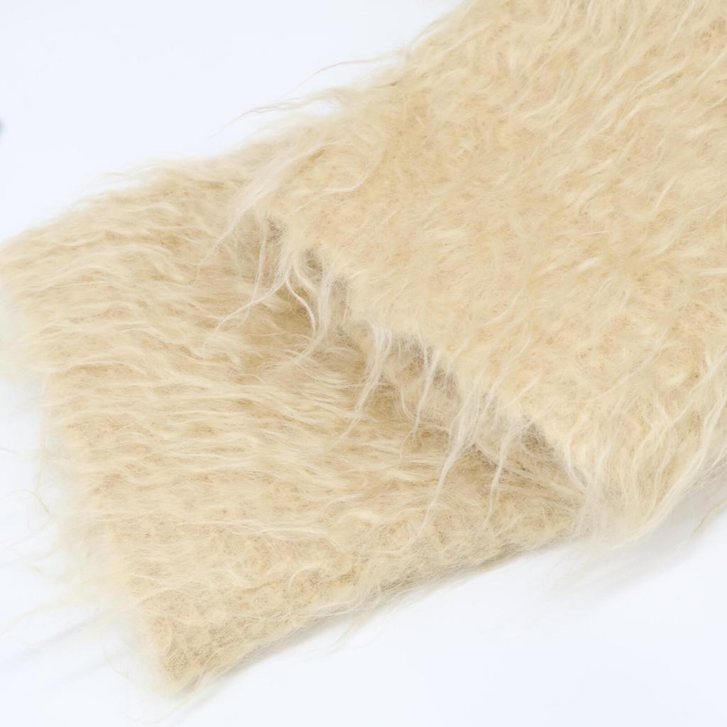 Saqui 19AW Yellow Mohair Jacquard Jacket Coat Coat 38 yellowUsed