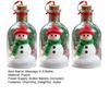 Christmas Snowman Message In A Bottle Recordable Voice Message Bottle Ornament Snow Scene In Nostalgic Bottle Decoration Holiday Keepsake Gift
