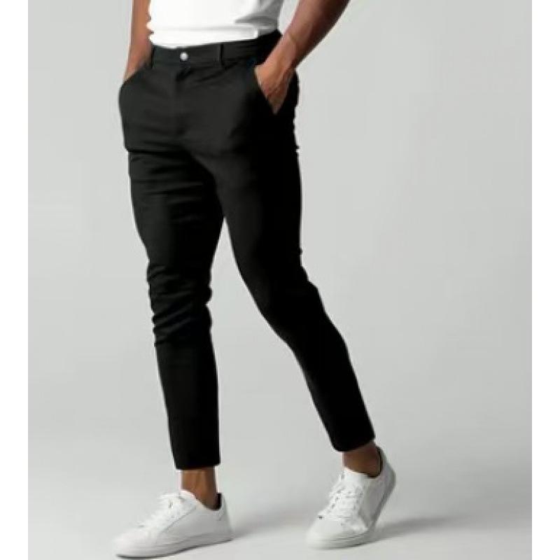 Four Seasons Men's Japanese Style Casual Cotton Pants - Breathable, Versatile, and Youthful