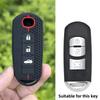 Silicone Car Key Case Cover For Mazda 2 3 5 6 Bl Bm Gj Atenza Axela Demio Cx-3 Cx3 Cx-5 Cx5 Cx7 Cx-9 Cx8 Keychain