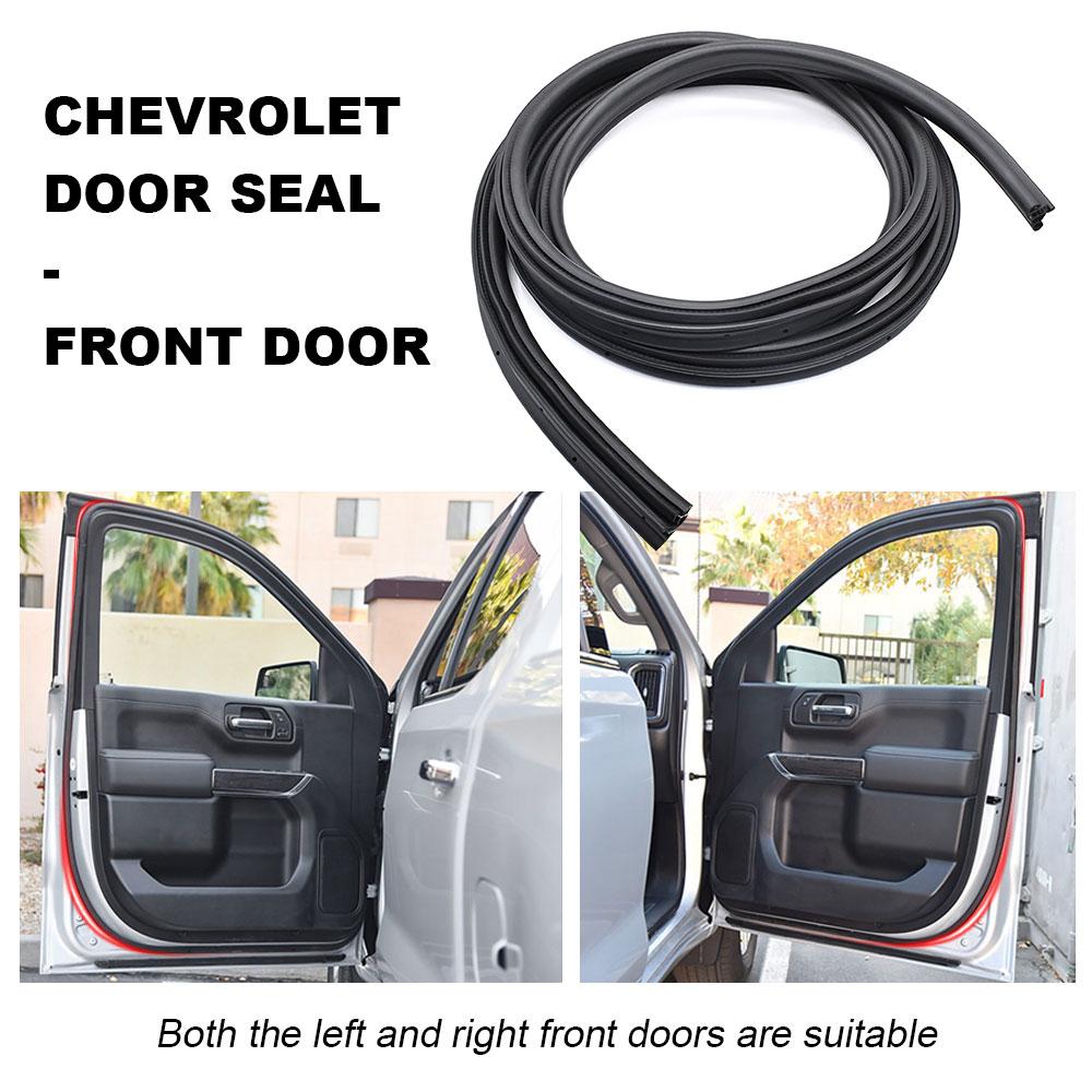 For Chevrolet Silverado 1500 2500 3500 GMC Sierra 1500 2500HD 3500HD Left & Right Front Door Weatherstrip Seal Strips 22766400
