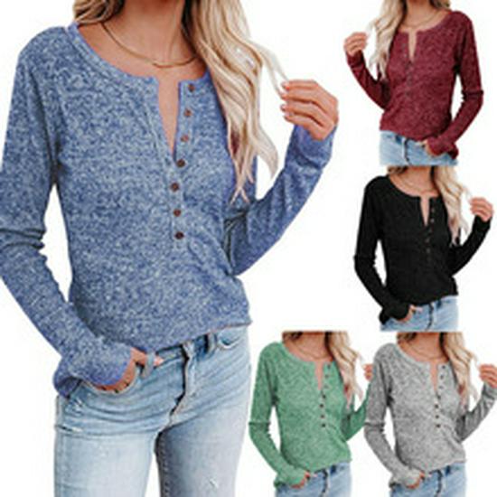 European and American Women's Waffle Lace V-Neck Short-Sleeve T-Shirt - 2022 Spring/Summer Collection