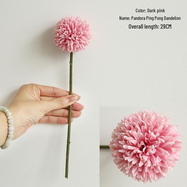 Artificial Wedding Decorations: Dandelion, Hyacinth, Hydrangea, Ping Pong & Chrysanthemum Flowers