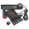 2025 New Car Temporary Parking DecorationAutomobile Digital Campa Clock Thermometer 12V Meter Alarm LCD Backlight