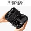 Sanwa Direct Headset Bluetooth USB Wired with Microphone Noise Cancelling with Storage Case for Teleworking and Online Meetings Wireless Open-Ear