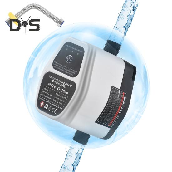 Bomba de reforço de pressão de água portátil automática 3 modos ajustável à prova d'água baixo ruído 100Pa bomba de reforço doméstica