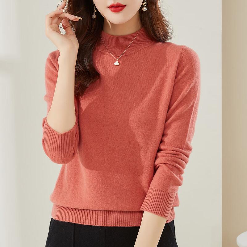 

Women s 100% Merino Wool Mock Neck Sweater 2XL