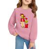 Christmas Day Girls Round Neck Pullovers For Kids Printed Baby Tops