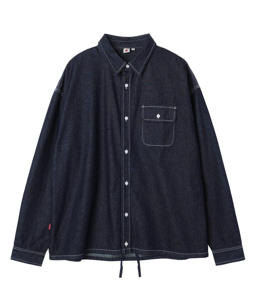 COMONINOZ String Denim Shirt [3 Color]