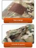 Men's Winter Camouflage Detachable Hooded Cotton Overcoat - Thickened Cold Protection Jacket