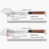 Forged Kitchen Cleaver Japanese Chef Cooking Slicing Knife Santoku Knife Nakiri Knife Sushi Meat Cutting Butcher Filleting Knife
