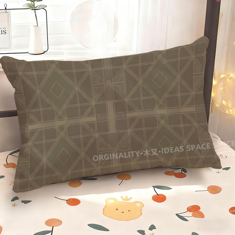Geometric Pattern Rectangular Pillowcase Suitable For Sofa Bedroom Car Pillow Cover Cushion Rectangular Back Cushion