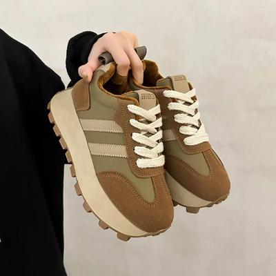 Designer-Sneakers Damenschuhe für Damen Herbst 2024 Neue Retro-Schuhe Vielseitige rutschfeste Plateau-Damenschuhe Zapatillas Mujer