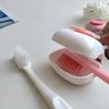 2Pcs Strawberry Shaped Toothbrush Clip With Dust Cover Bathroom Toothbrush Protective Cover For Home And Travel