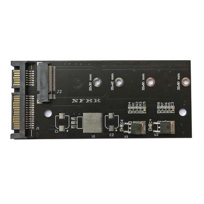 NOVO SATA M.2 NGFF SSD para 2.5" SATA 2.5" SATA para M.2 NGFF SSD Adaptador Placa Riser Venda Quente