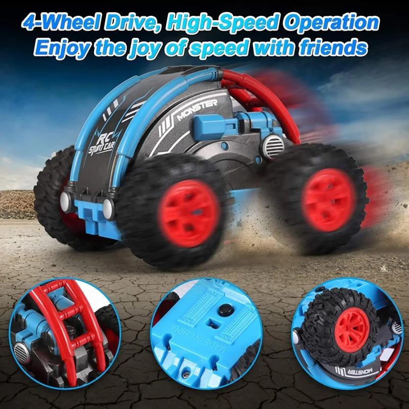 

Детская игрушечная машинка для трюков на радиоуправлении 2,4 ГГц, мини-переворот на 360 градусов, вращающаяся игрушка на дистанционном управлении, подарки для мальчиков