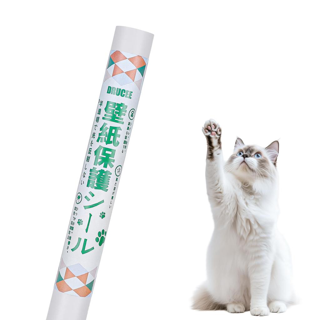 DRUCEE Cat Wallpaper X Ft Cm X 5 Wallpaper Scratching Scratch Graffiti Matte Wallpaper Furniture Scratch Stain Easy To Easy To Apply Protector,