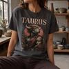 Taurus Shirt, May Birthday 100% Ring-Spun Cotton Bull Graphic