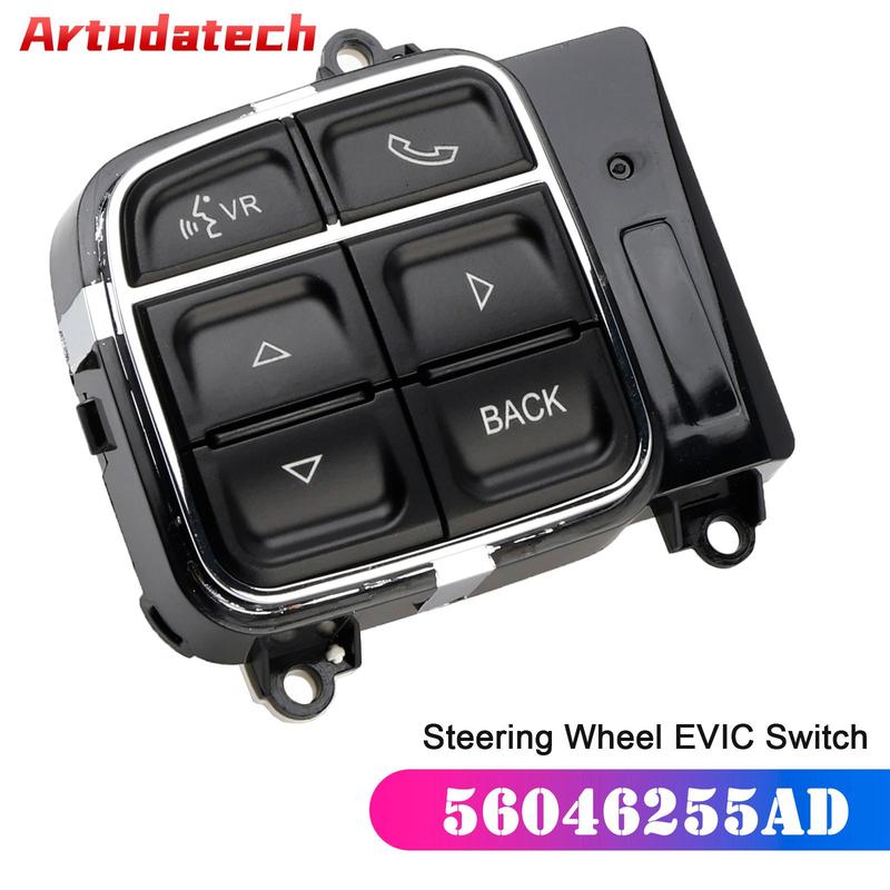 Artudatech Steering Wheel EVIC Switch 56046255AD for Dodge Grand Caravan Chrysler 300