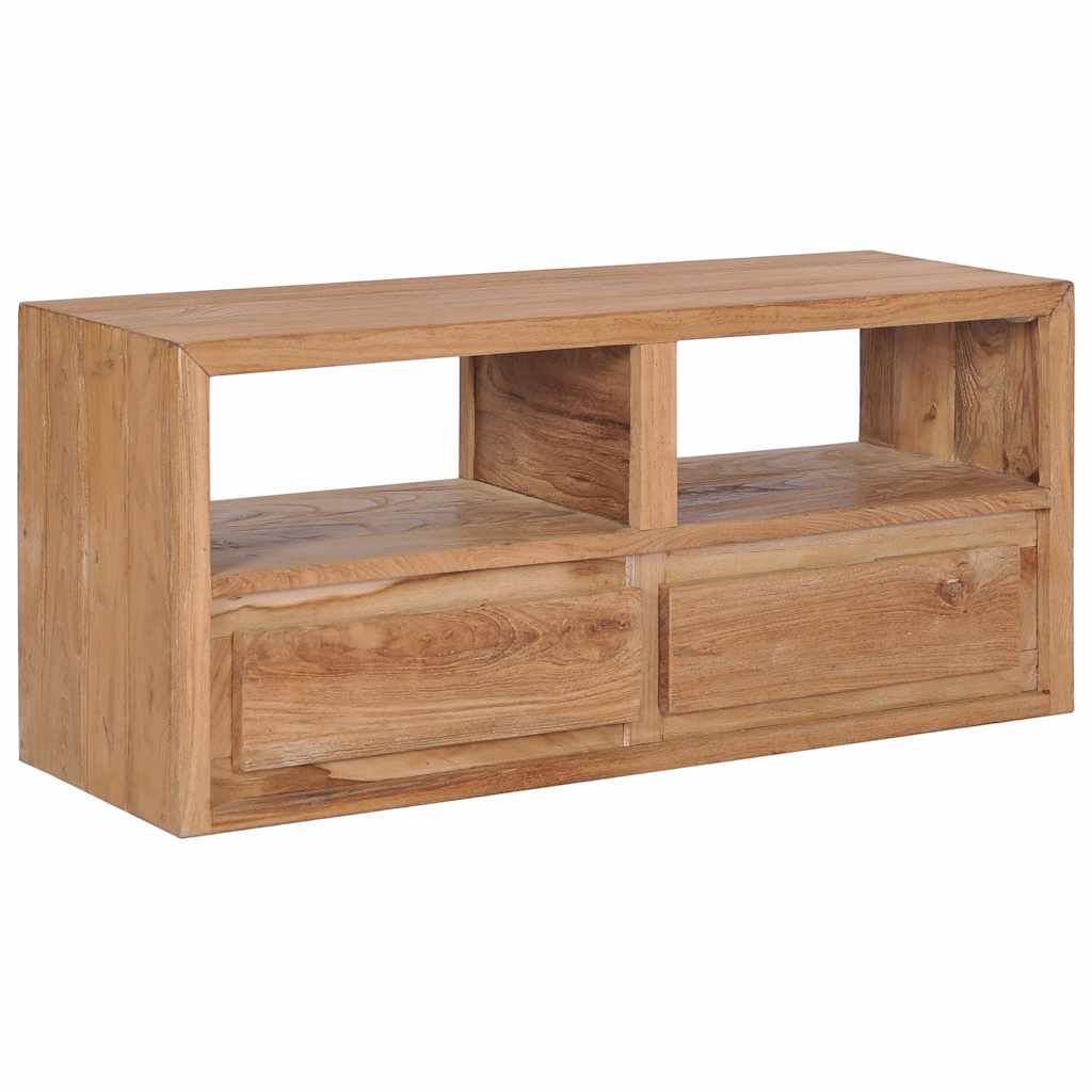 TV-Ständer 90x30x40 cm Massives Teakholz
