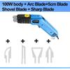 Electric Air Cool Hot Knife Foam Cutter Tool Machine Portable Slotting Groove Styrofoam Polystyrene Fabric Rope Cutter