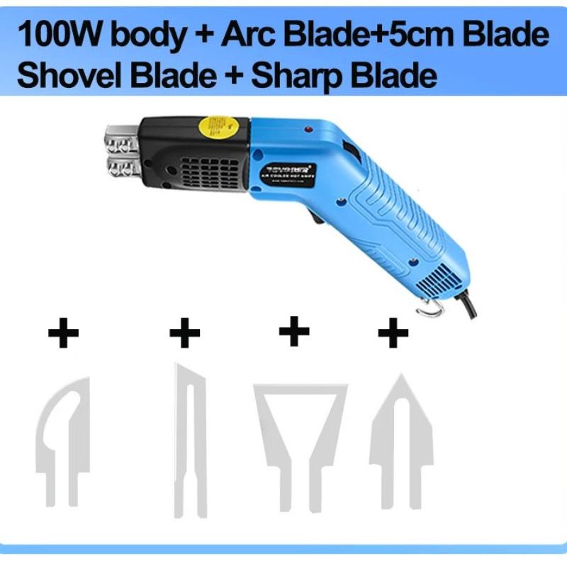 Electric Air Cool Hot Knife Foam Cutter Tool Machine Portable Slotting Groove Styrofoam Polystyrene Fabric Rope Cutter