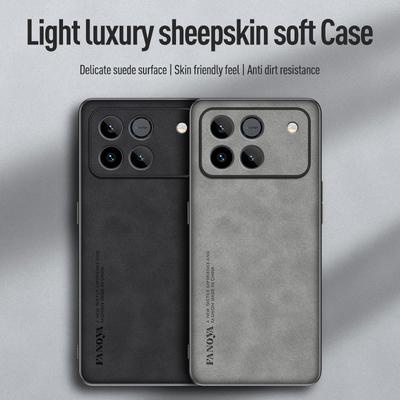 Retro Leather Skin Feel Case For Honor Win RT HonorWin HonorWinRT Shockproof Matte Silicone Soft Case Cover