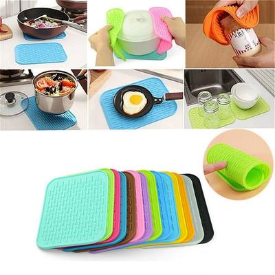 Obdélníkový protiskluzový trojnožkový hrnec, dekorace na stůl, držák na pánev, podložka na jídlo, podložky na stůl, kuchyňské doplňky